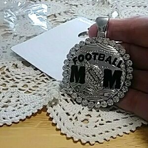 Magnetic Close Football Mom For Scarf, Cap, Purse